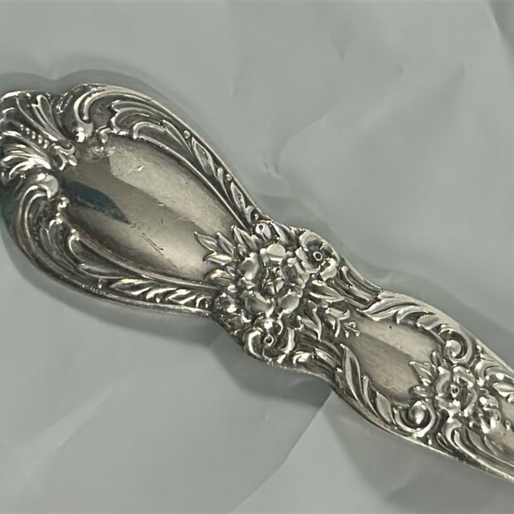 Vintage Rogers Bros Heritage Dessert Cake Pie Slicer Server Silver Plate 8.5" - Picture 3 of 8